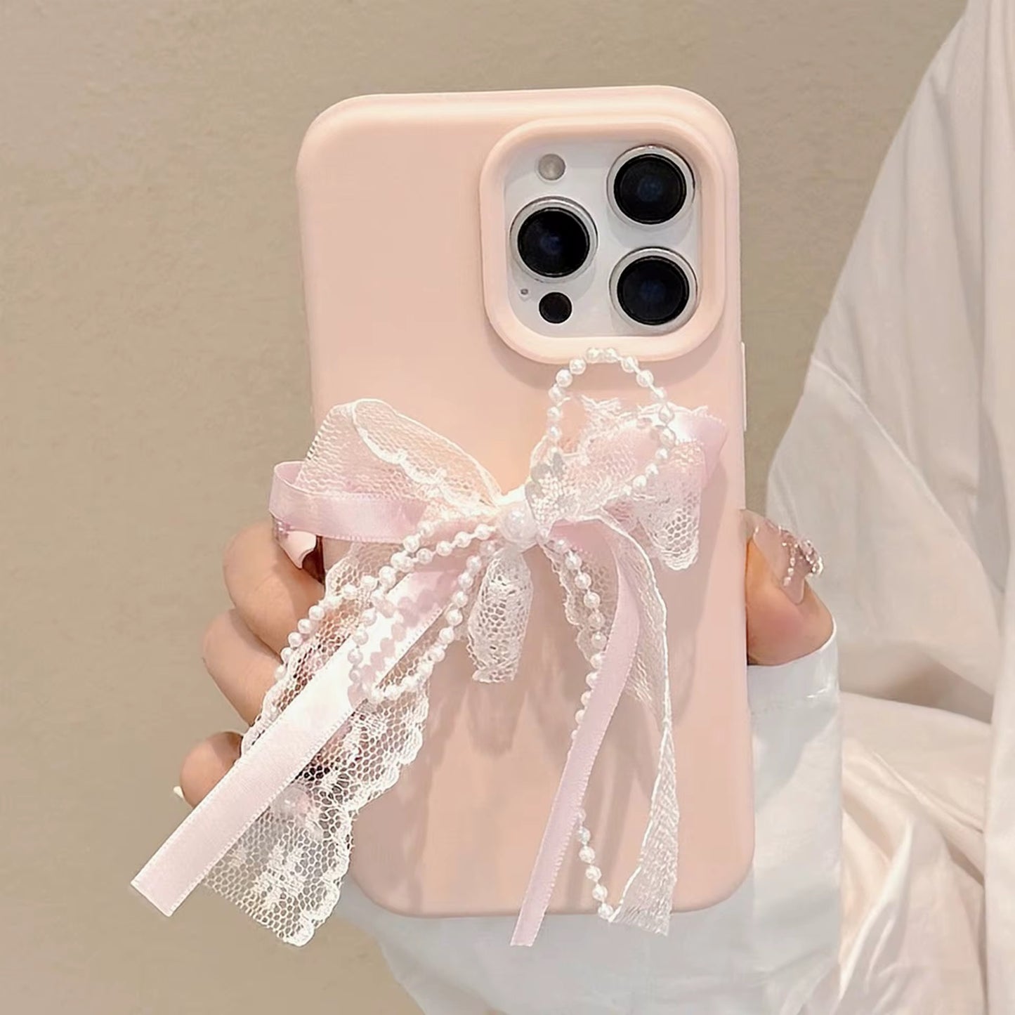 Lace Bowknot Lady Phone case
