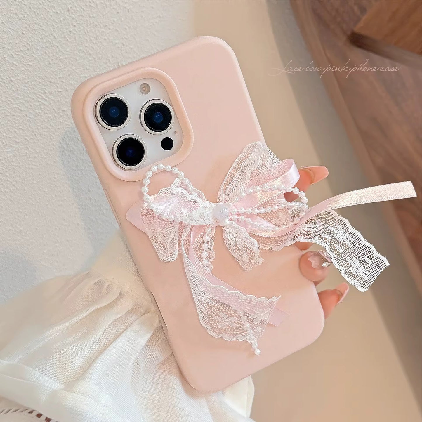 Lace Bowknot Lady Phone case