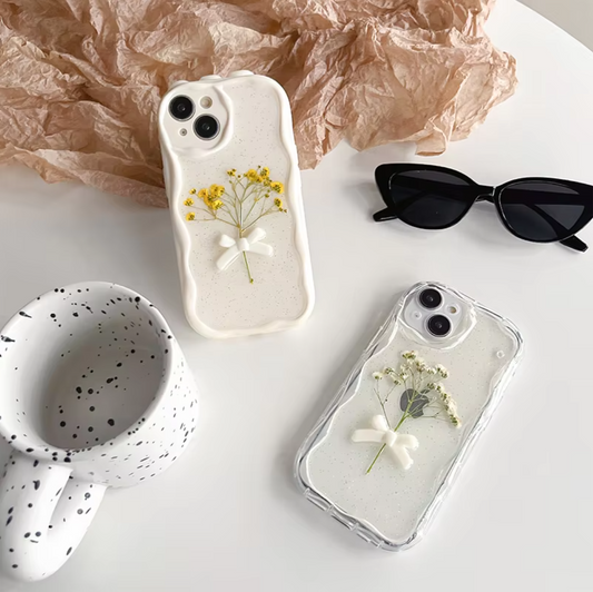 Korean Resin Art Bowknot iPhone Case