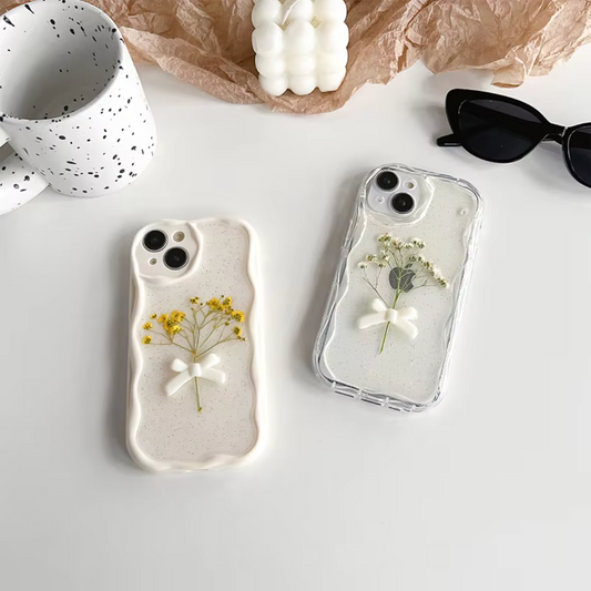 Korean Resin Art Bowknot iPhone Case